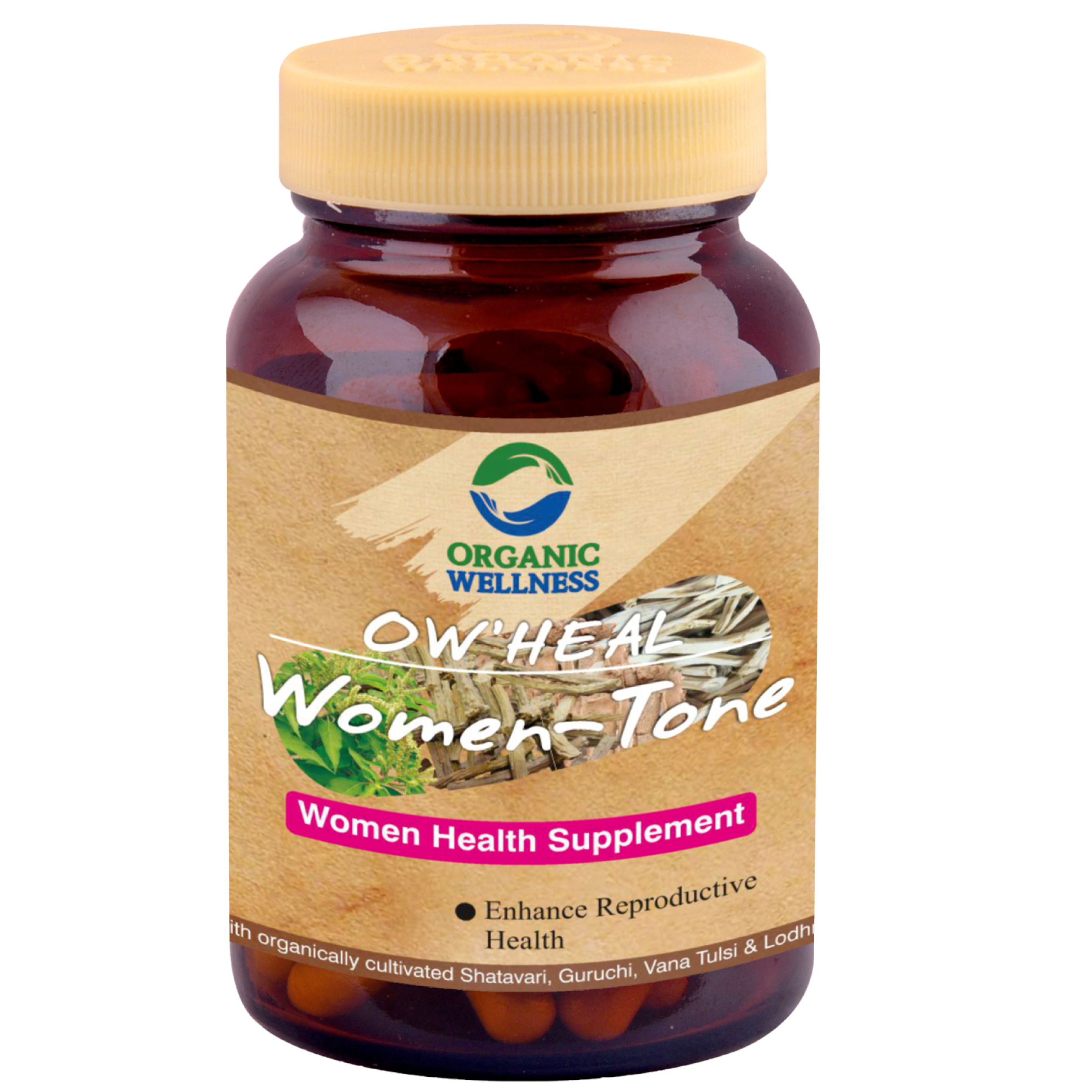 Organic Wellness Women Tone 90 Capsules Bottle