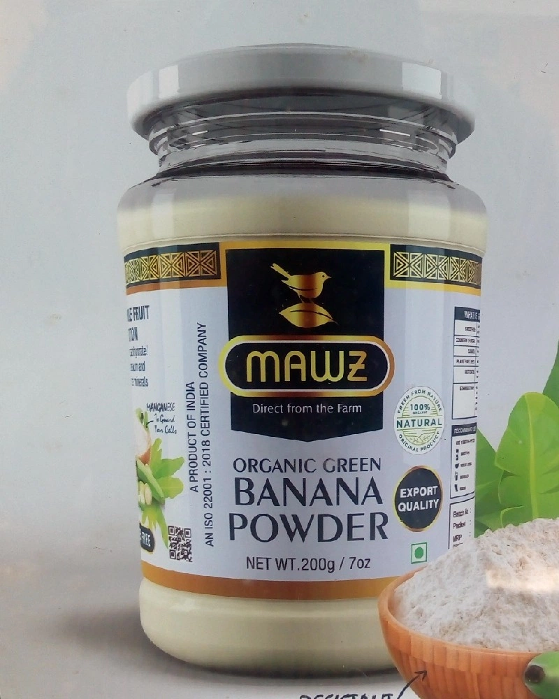 Mawz Organic Green Banana Powder