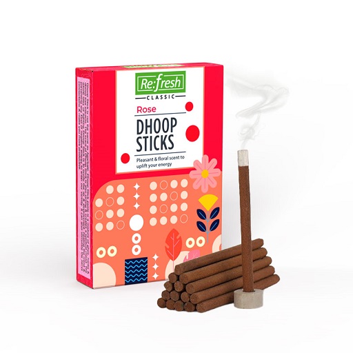 ROSE DHOOP STICKS - 50 GM