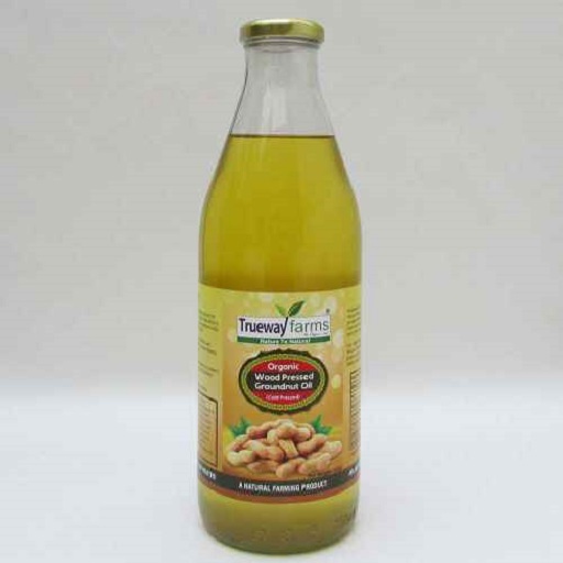 WOOD PRESSED GROUNDNUT OIL (COLD PRESSED), 100% ORGANIC, 100 % NATURAL