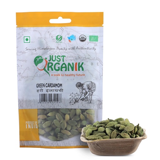 Organic Green Cardamom Whole (Choti Elaichi)