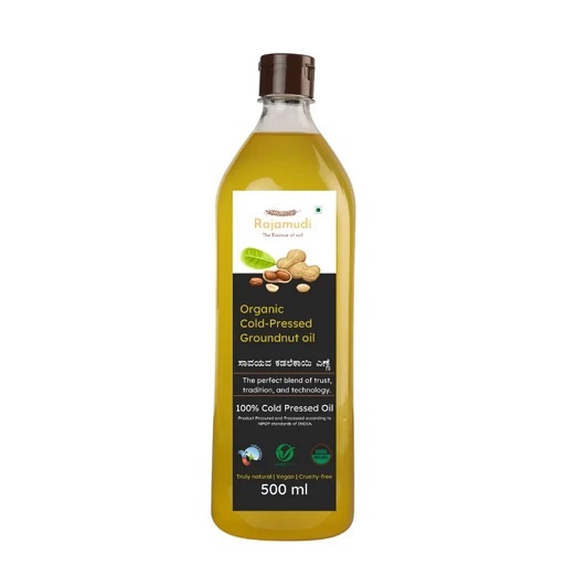 Cold-Pressed Groundnut Oil - Pure, Natural, and Nutrient-Rich