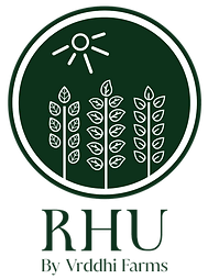 RHU ORGANICS / Vrddhi Farms logo