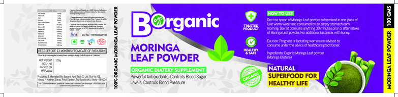 Organic Moringa Leaves Powder