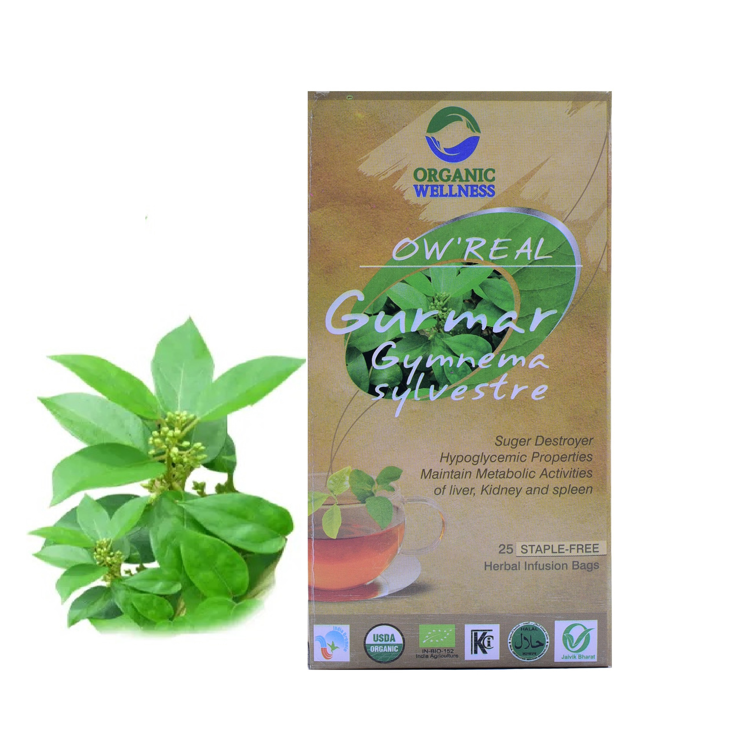 Organic Wellness Gurmar Gymnema Sylvestre Tea