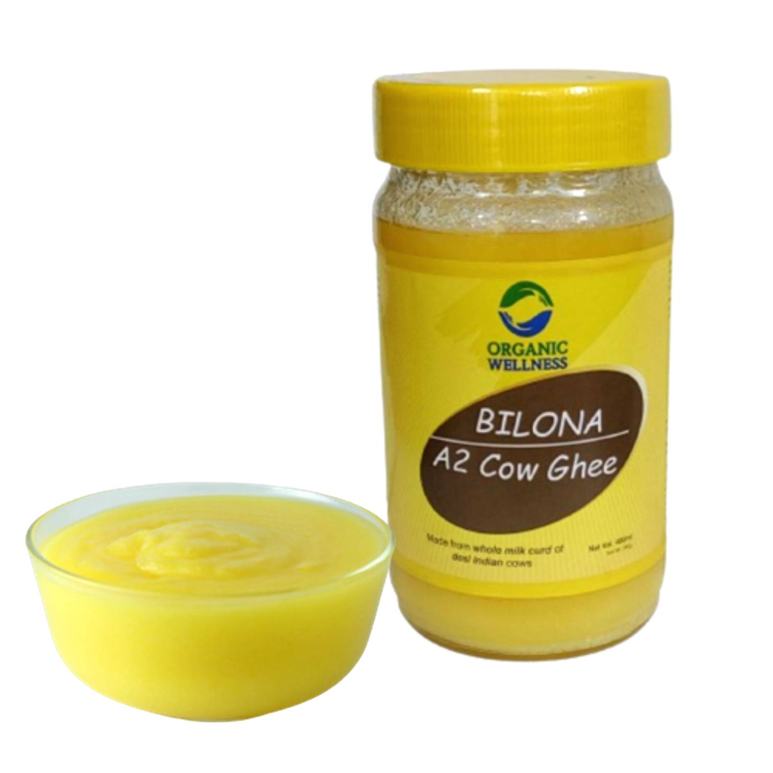 Organic Wellness Bilona Cow Ghee 400 Ml Bottle