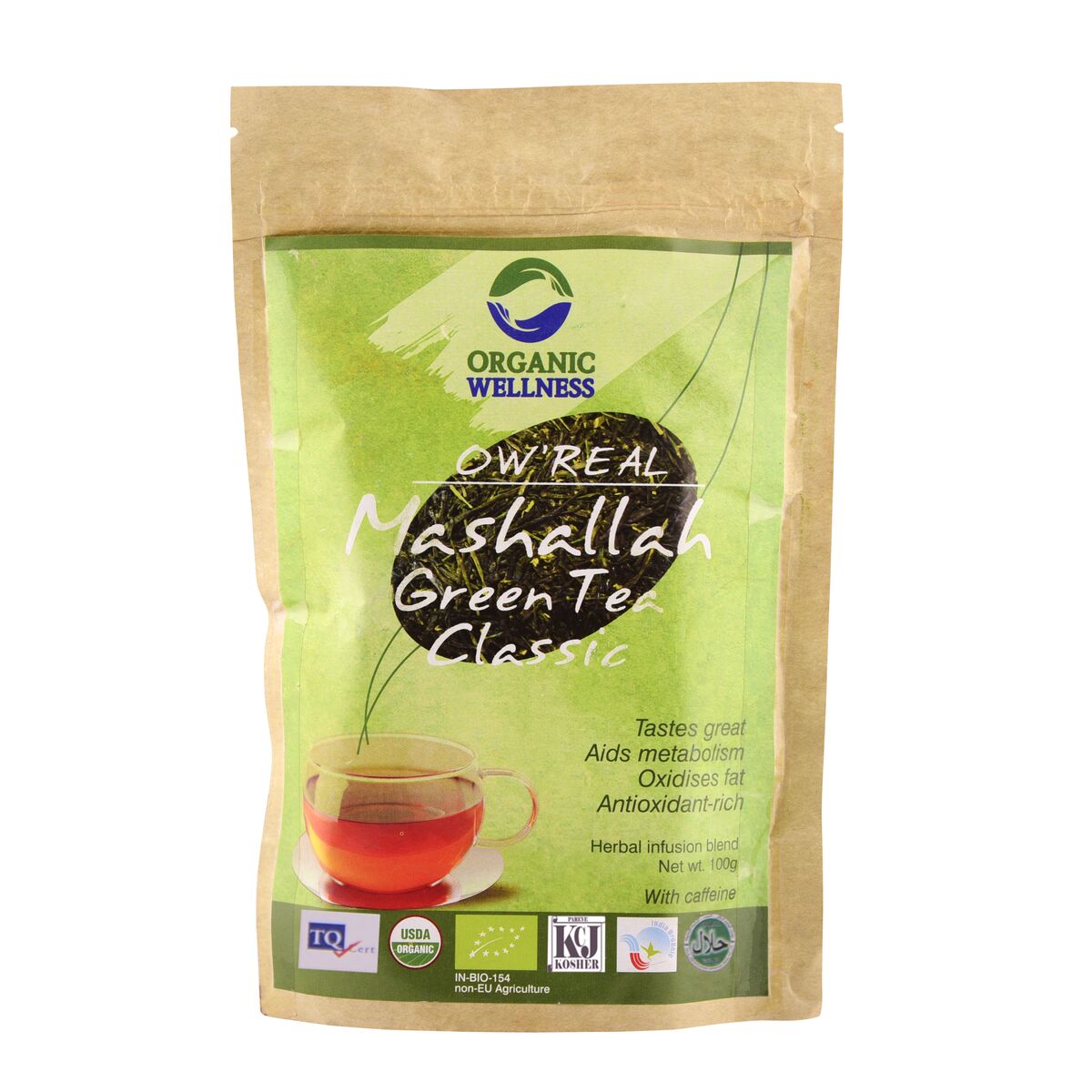 Organic Wellness Real Mashallah Green Tea Classic