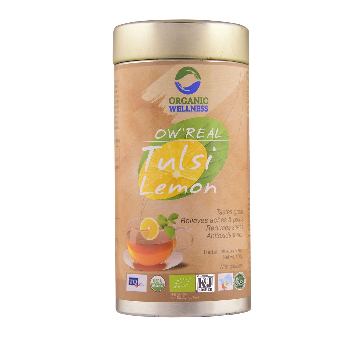 Organic Wellness Real Tulsi Lemon