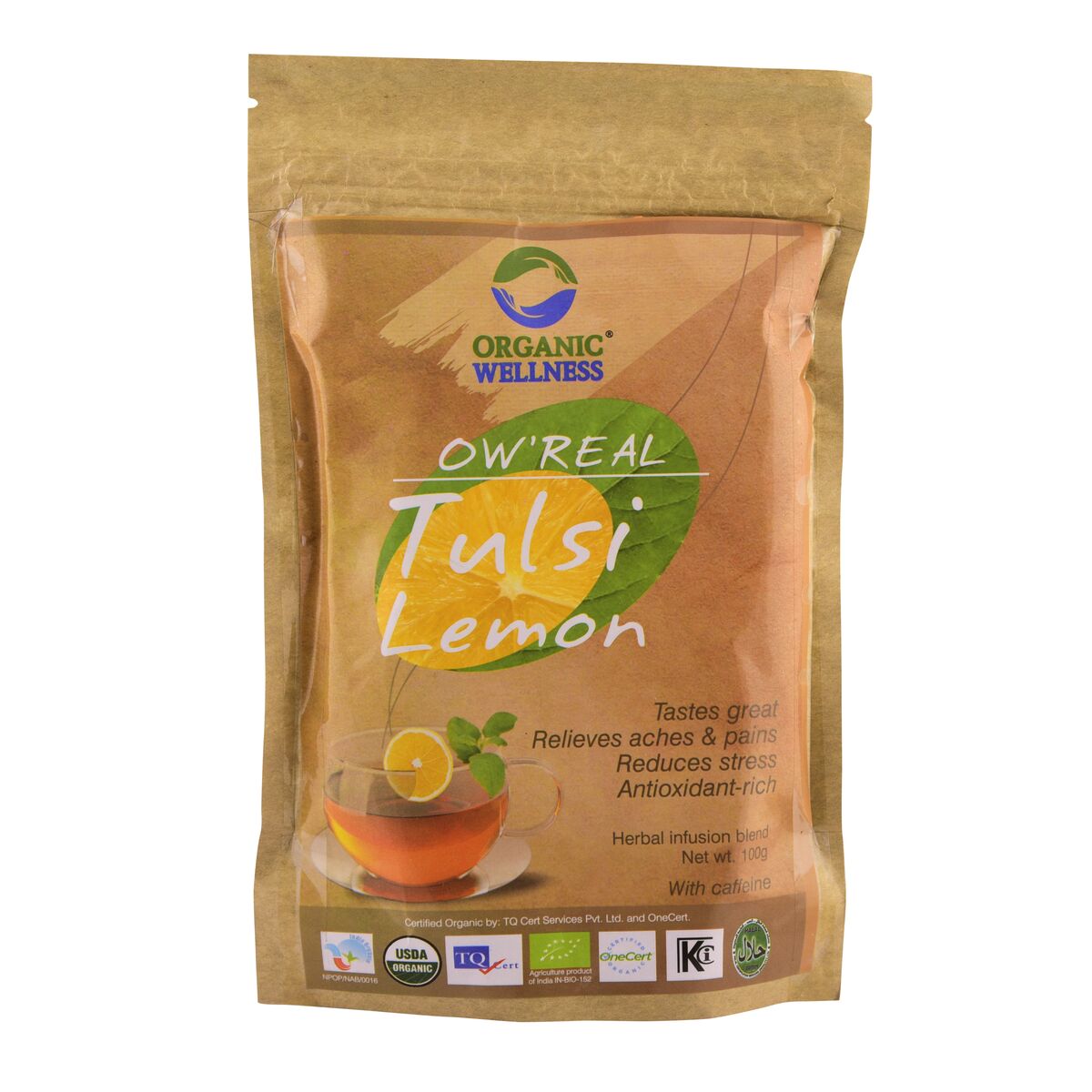 Organic Wellness Real Tulsi Lemon