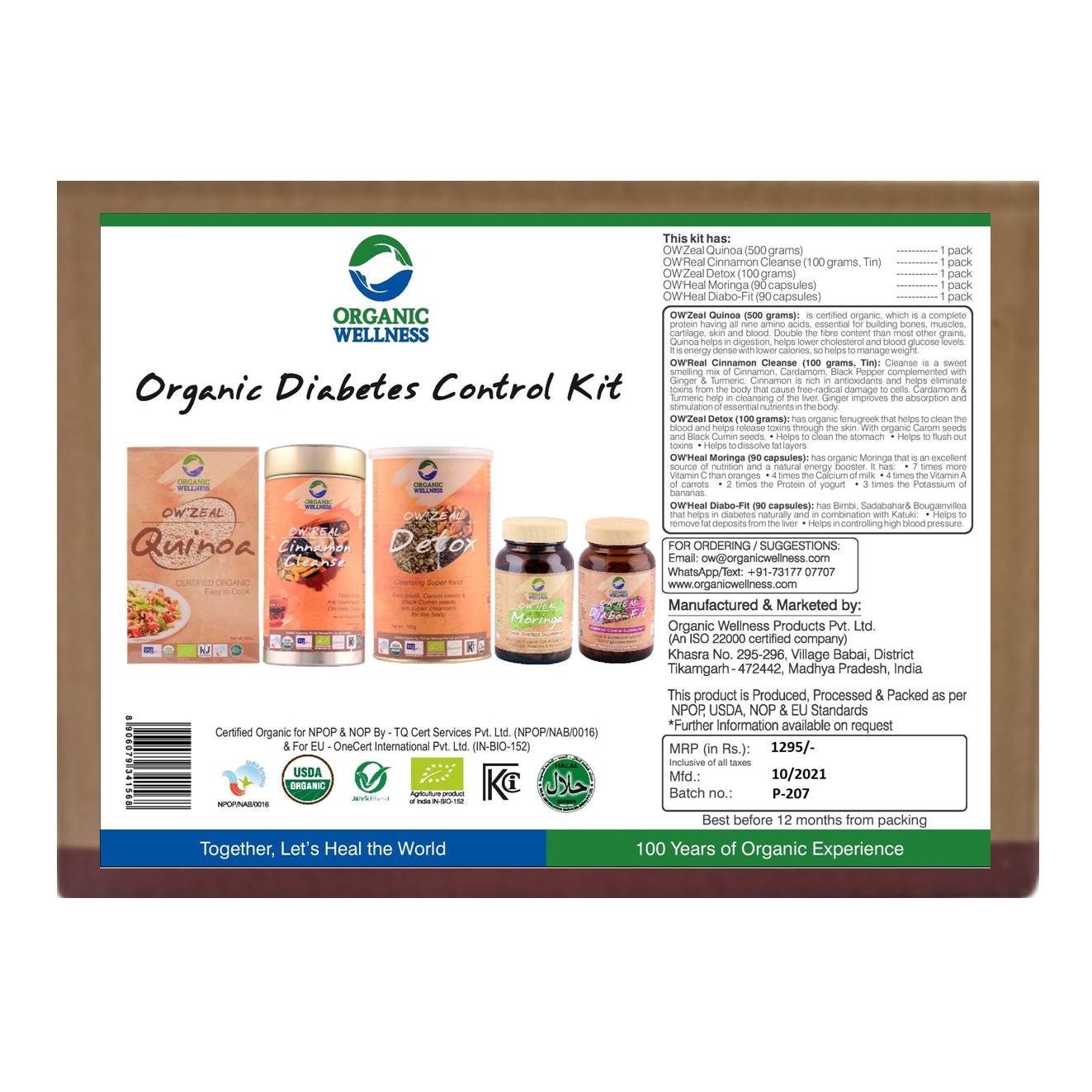 Organic Wellness Diabetes Kit