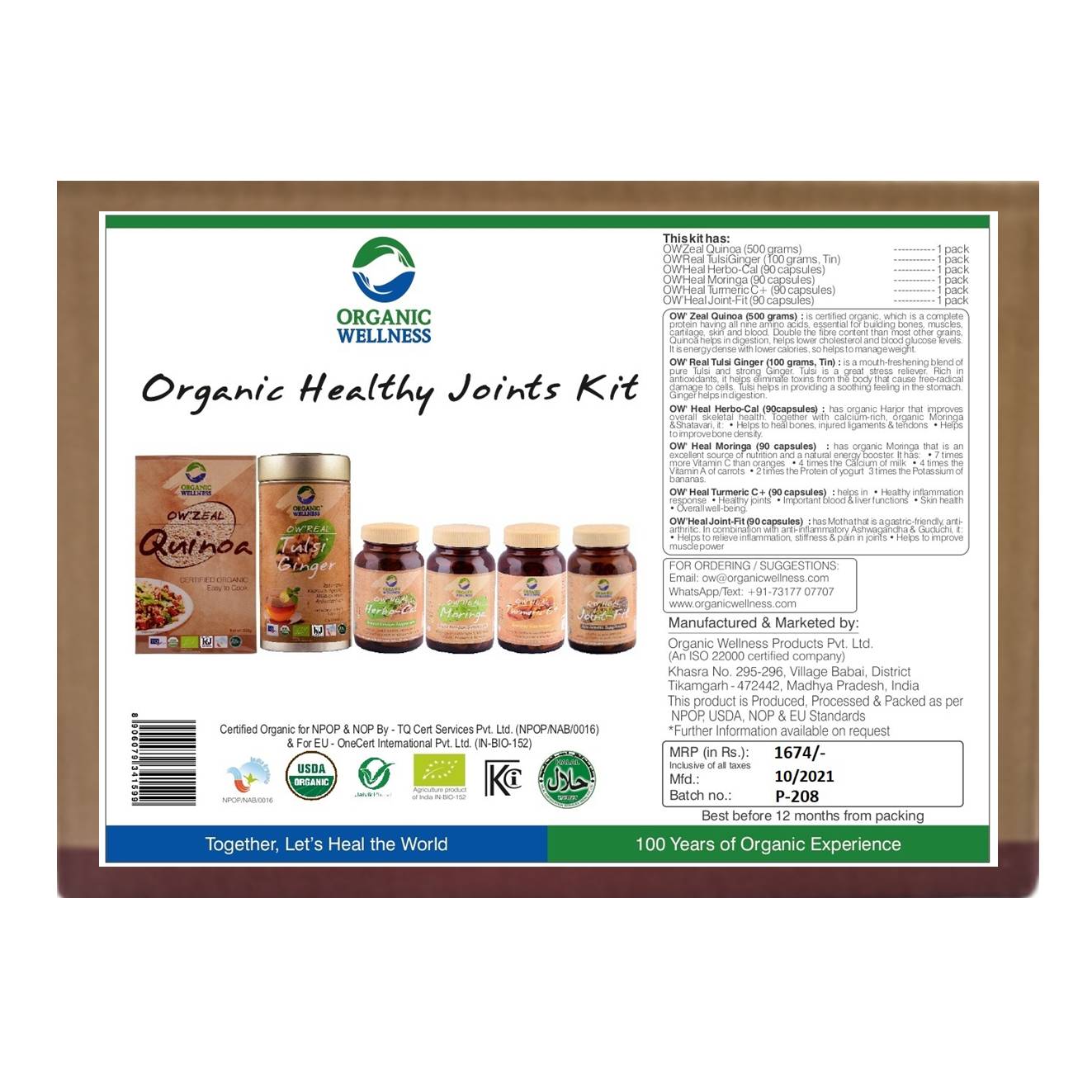 Organic Wellness Joints Kit