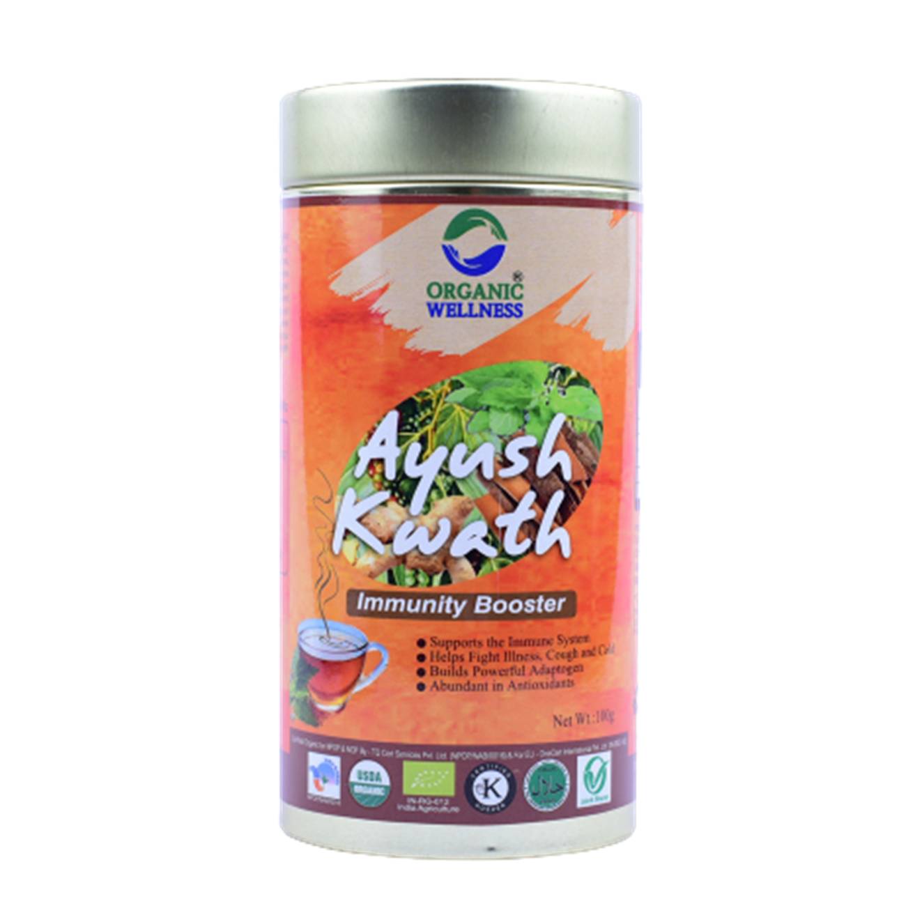 Organic Wellness Ayush Kwath 100 Gram Tin