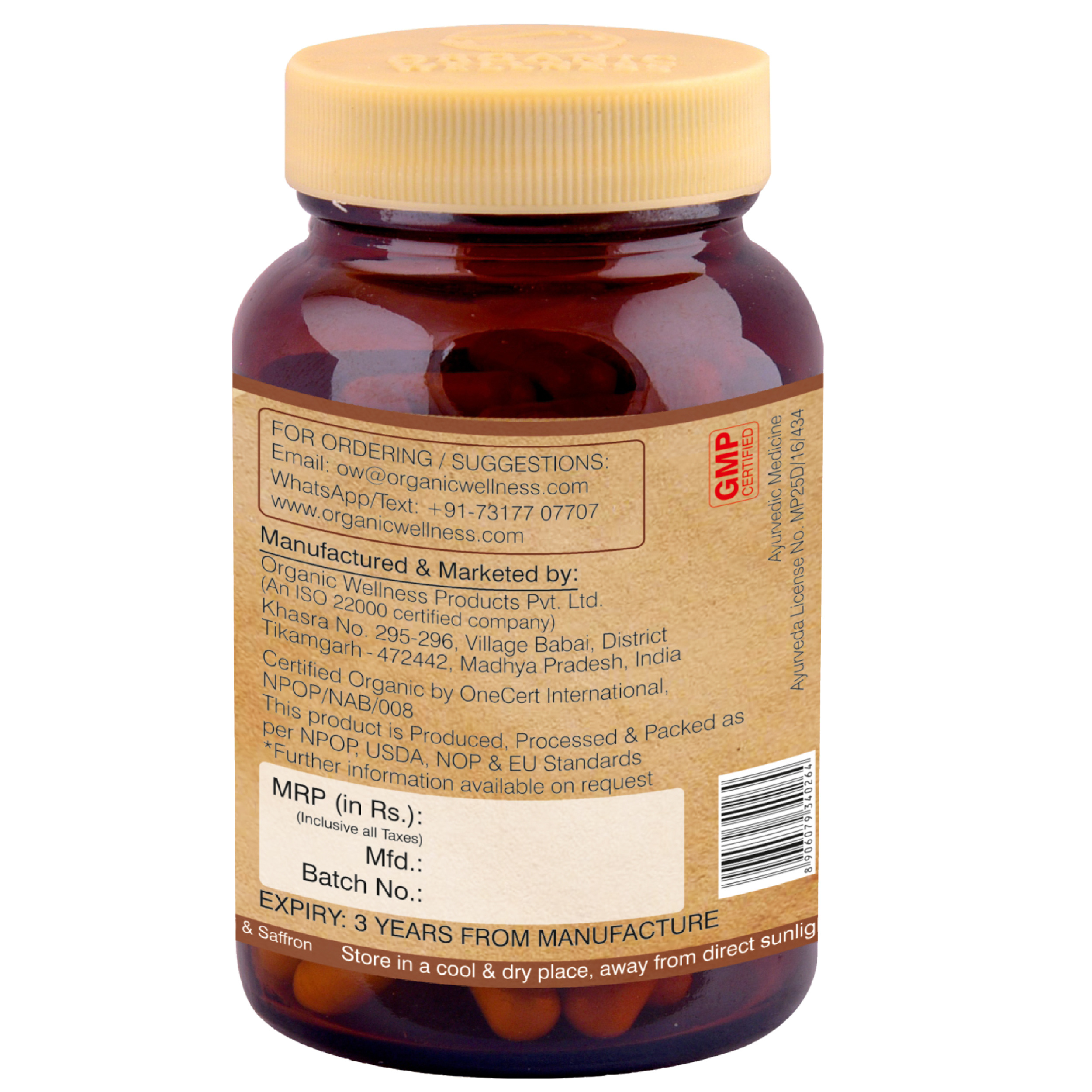 Organic Wellness Miss X 60 Capsules Bottle