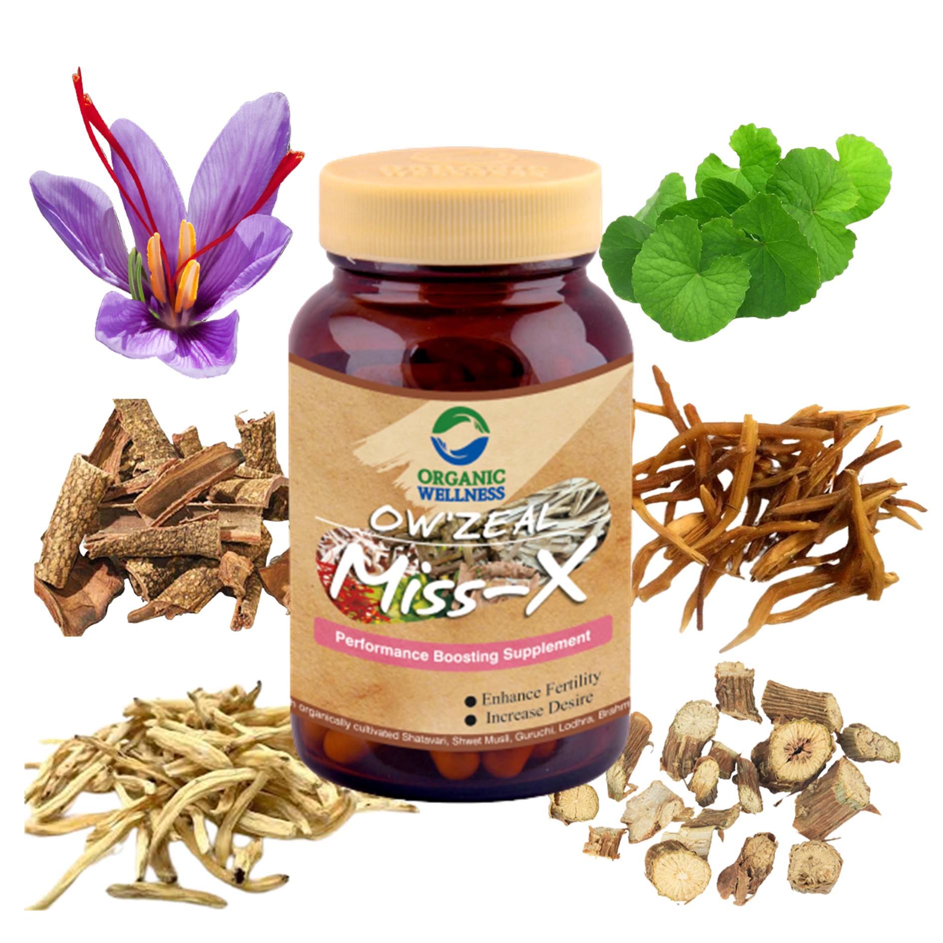 Organic Wellness Miss X 60 Capsules Bottle