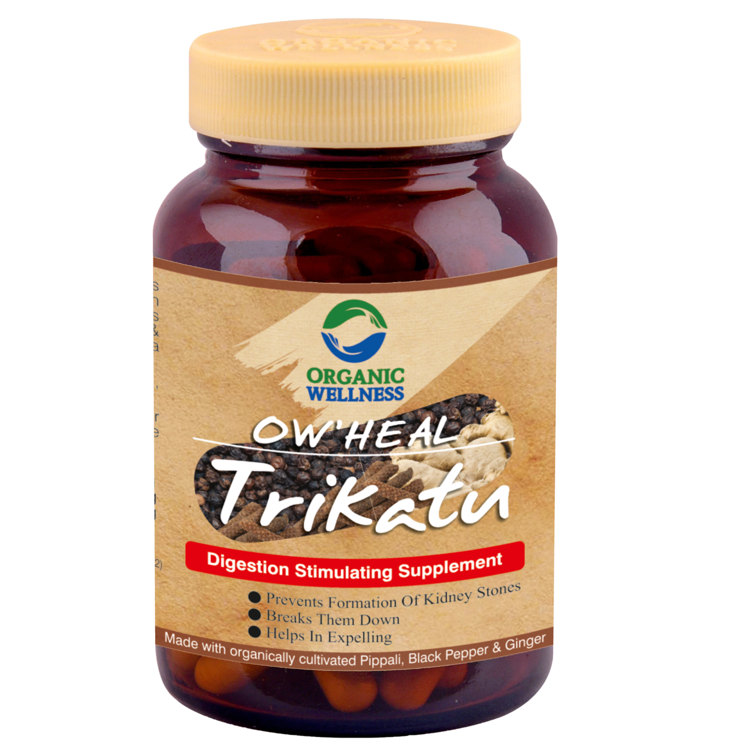 Organic Wellness Trikatu 90 Capsules Bottel