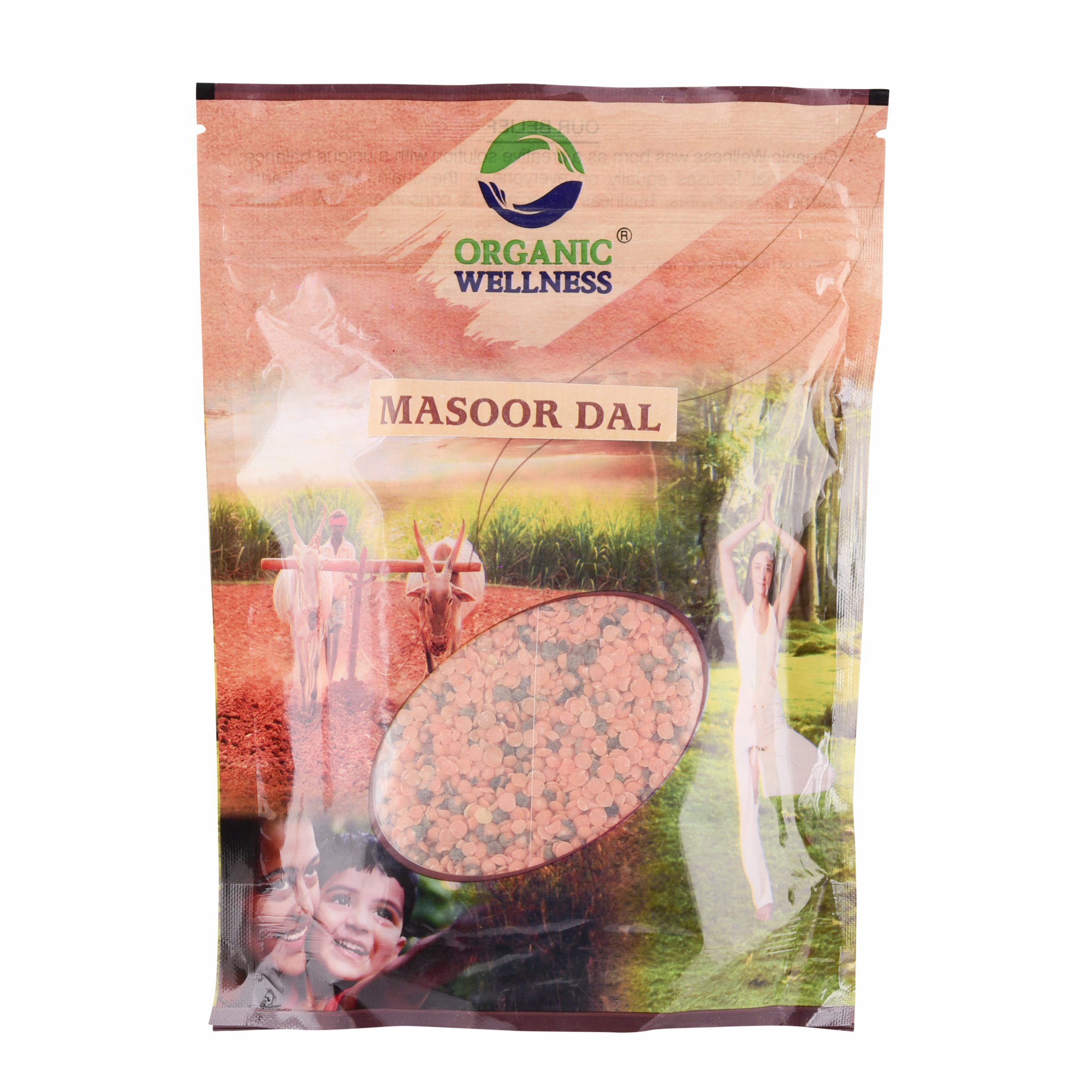 Organic Wellness Masoor Dal Split, 500 grams