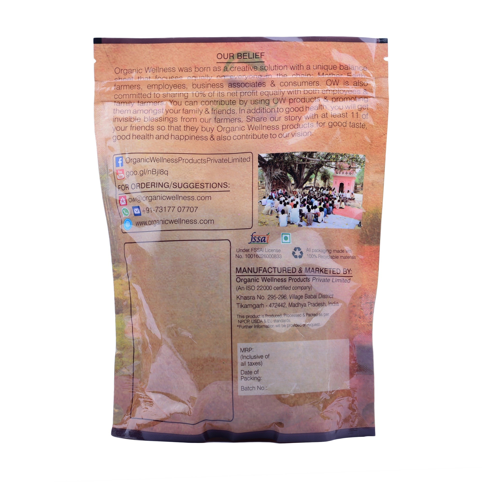 Organic Wellness Bundelkhand Wheat, 500 grams