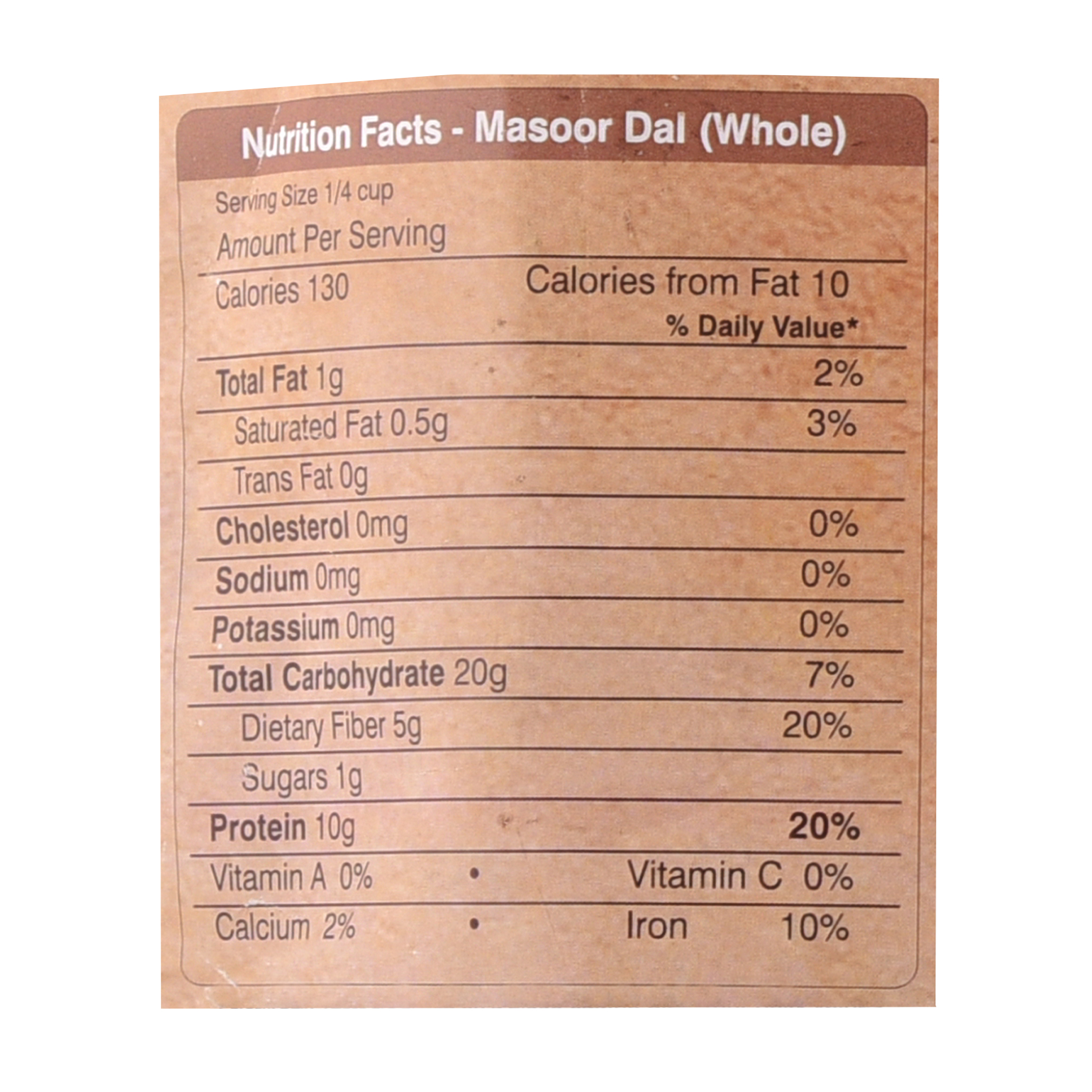 Organic Wellness Masoor Dal Whole, 500 grams