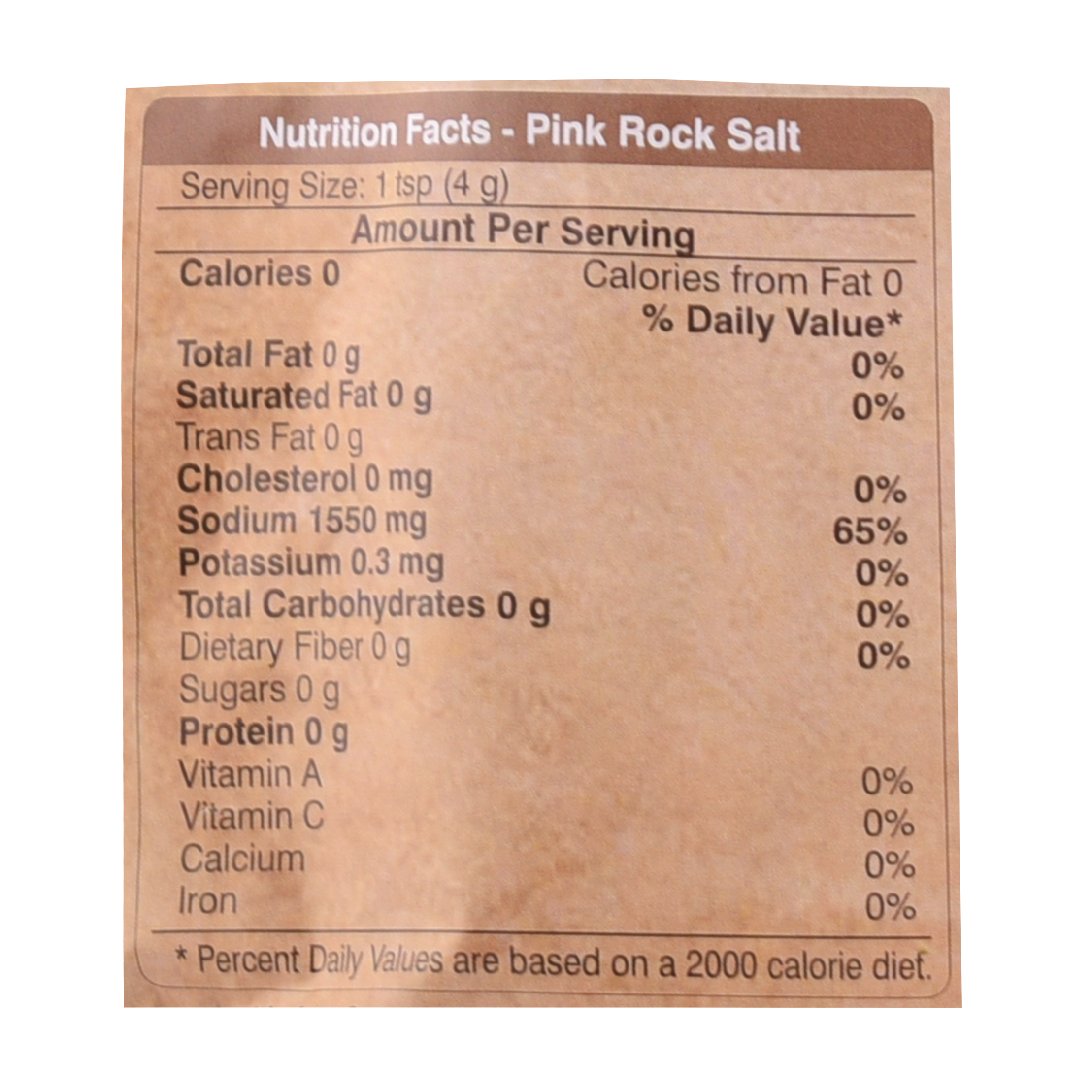 Organic Wellness Pink Rock Salt, 450 grams