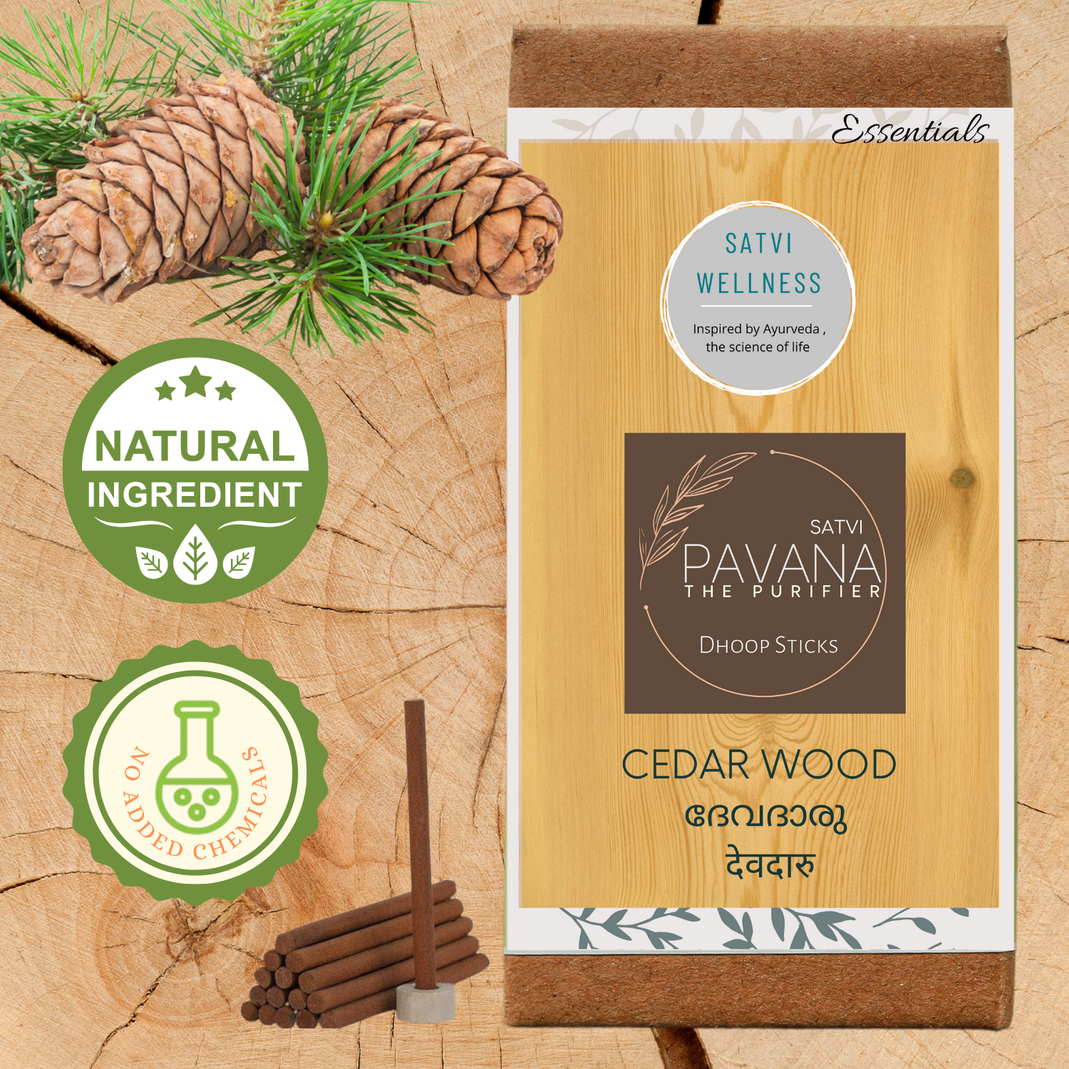 Cedar Wood Dhoop Sticks