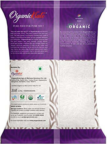 OrganicKrate Basmati Rice Premium Organic - 1 Kg