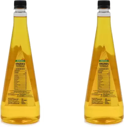 V ORGANICS Groundnut Oil Cold Pressed Pack Of 2 (1Ltr) Combo (2)