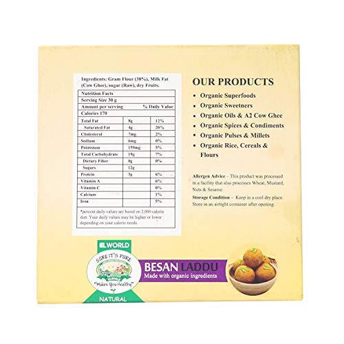 Organic Besan Ladoo