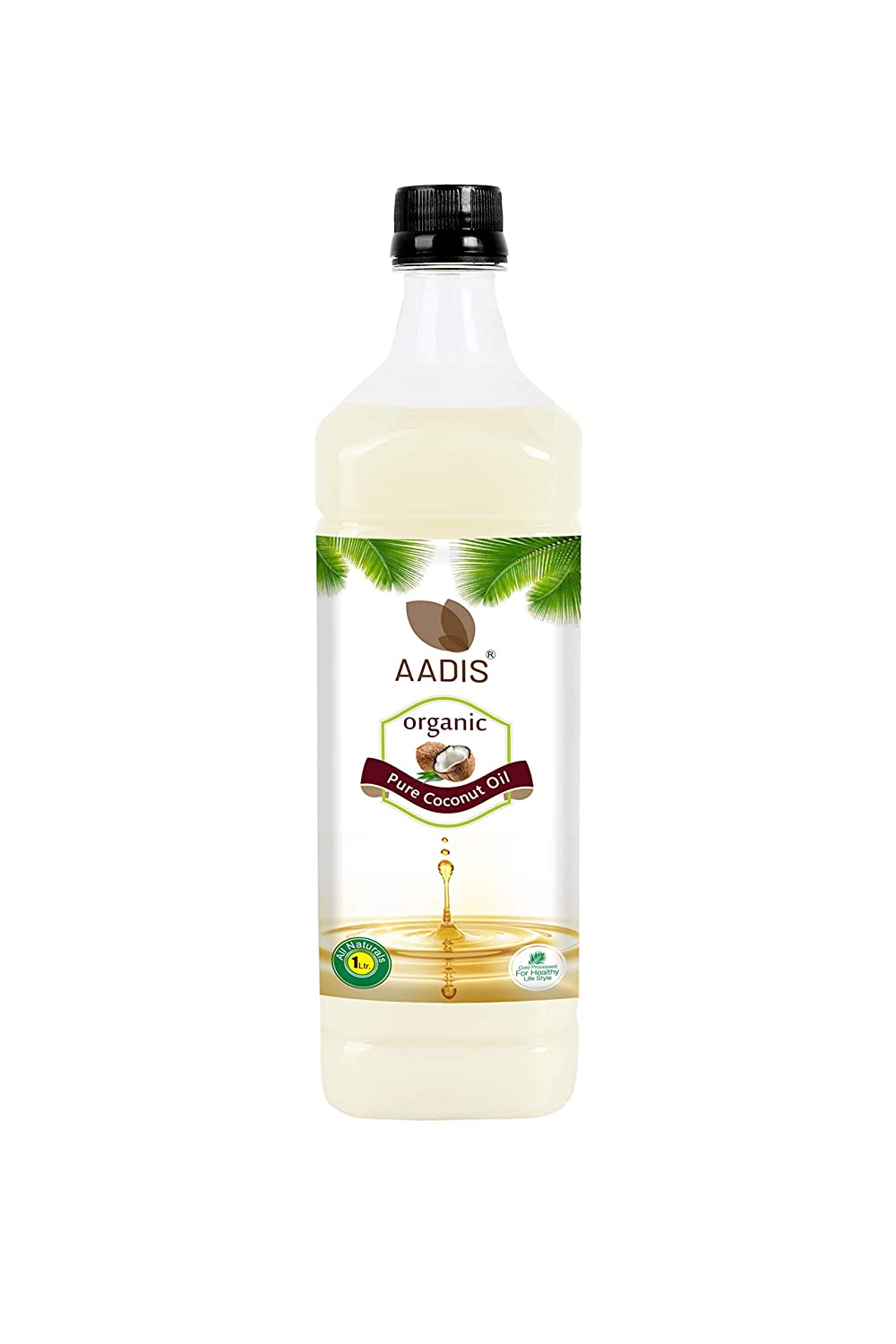 Aadis Organic Coconut Oil 1Ltr