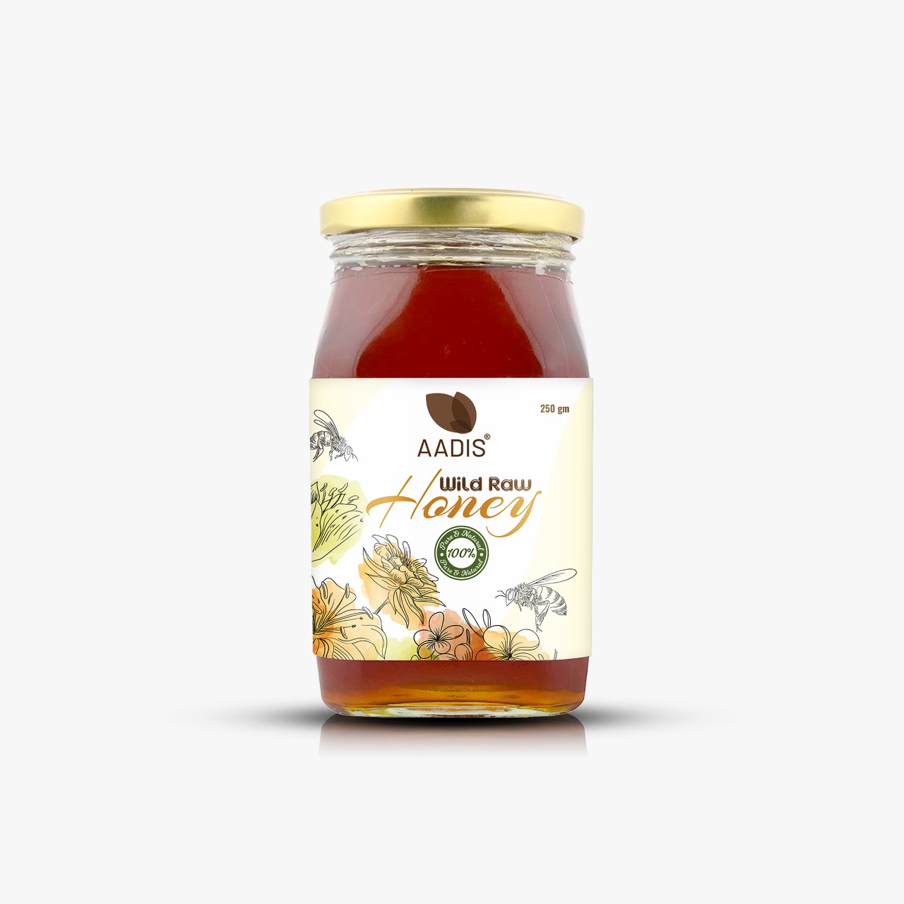 Aadis Wild Raw Honey 250gm