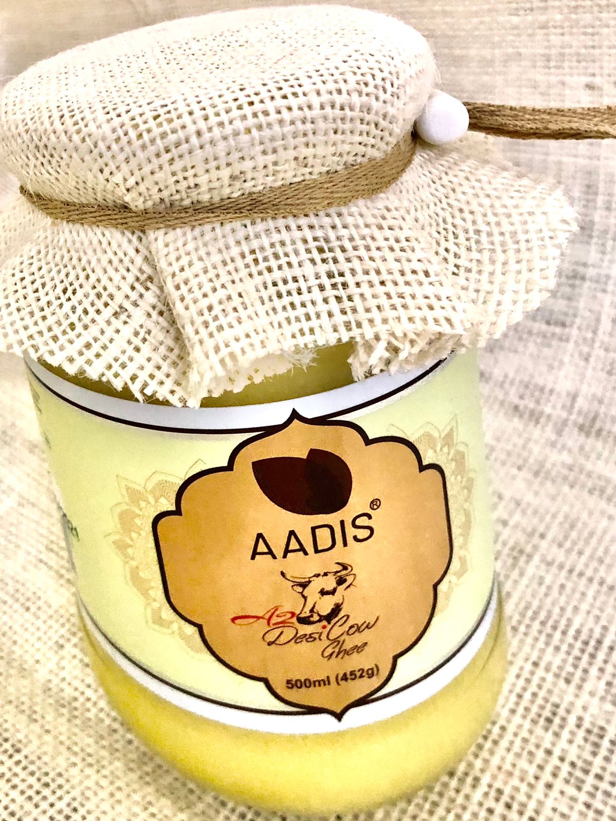 Aadis A2 Desi Cow Ghee 500ml