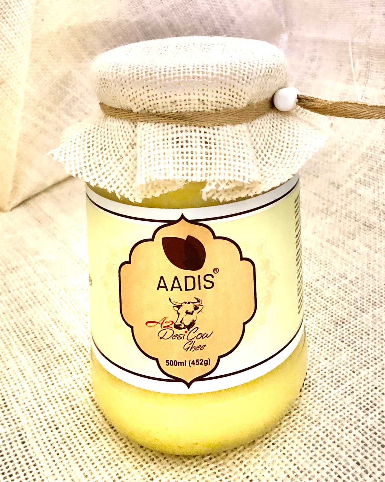 Aadis A2 Desi Cow Ghee 500ml