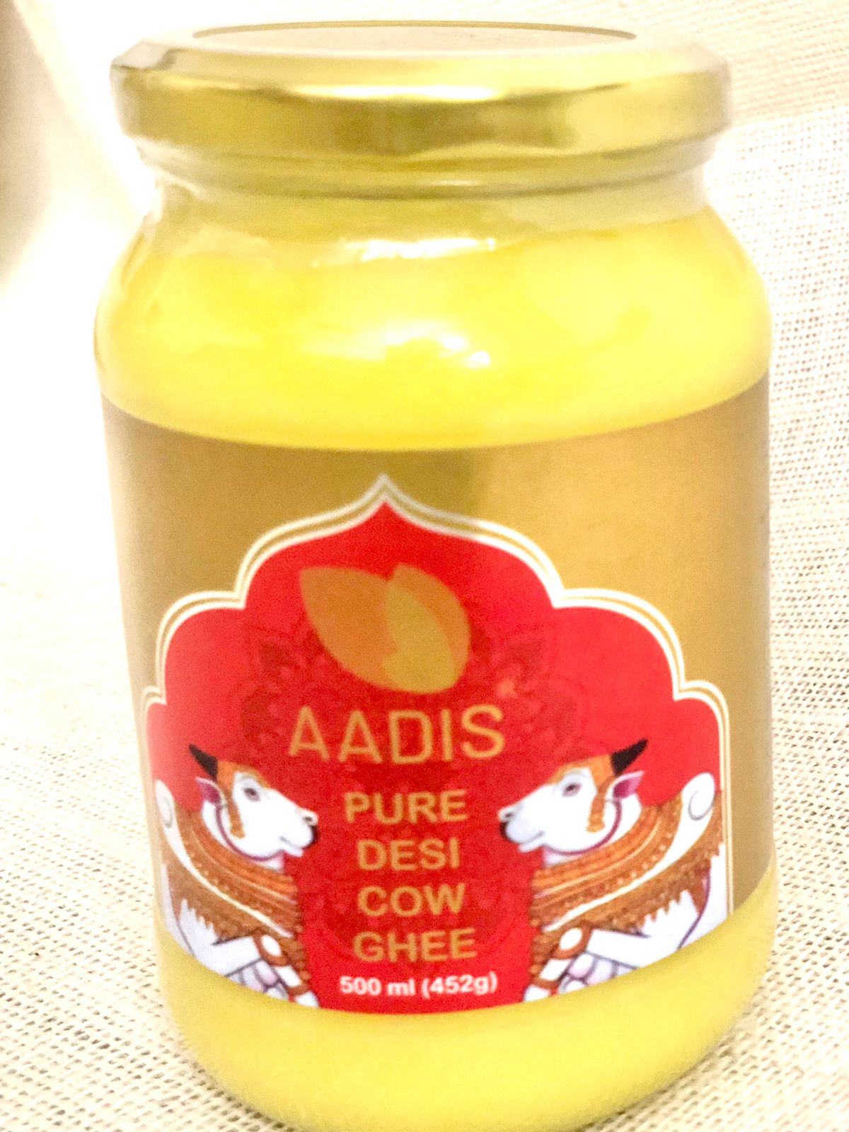 Aadis Pure Desi Cow Ghee 500ml