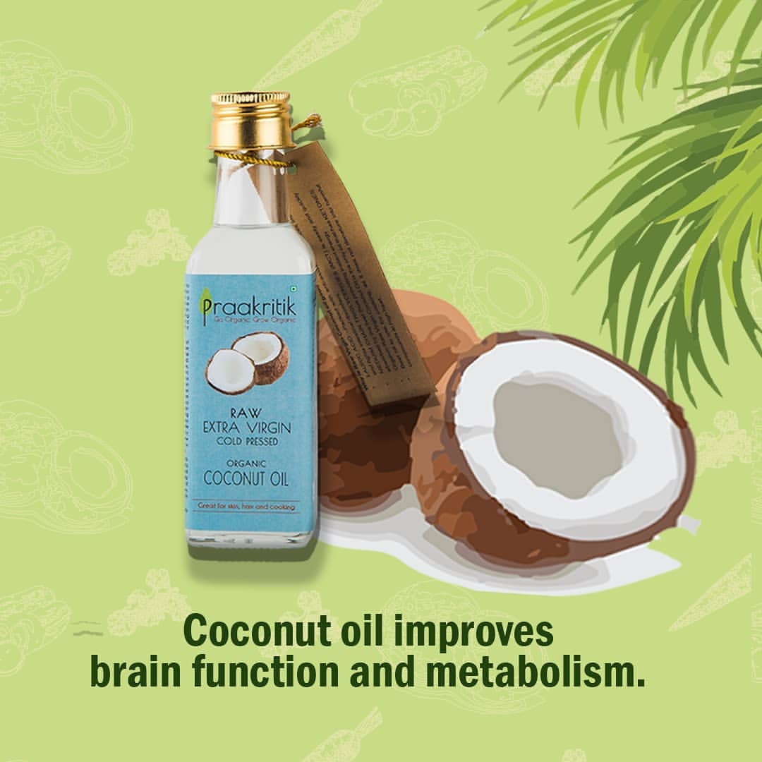 Organic Cold Pressed Coconut Oil Extra Virgin | 100 ml | Praakritik