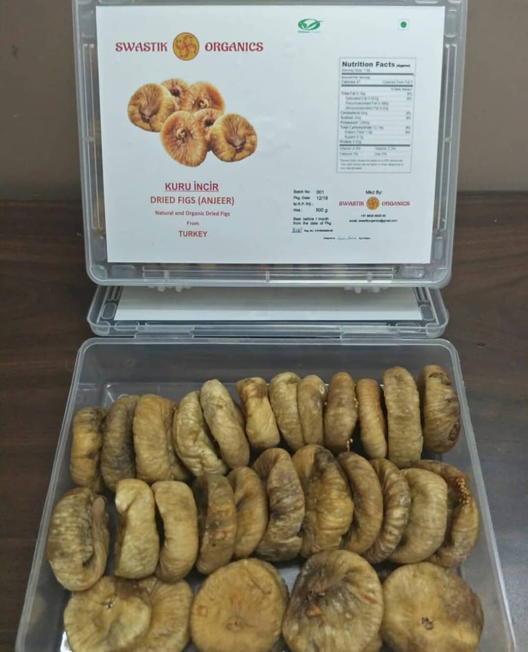 ORGANIC DRIED FIGS / ANJEER