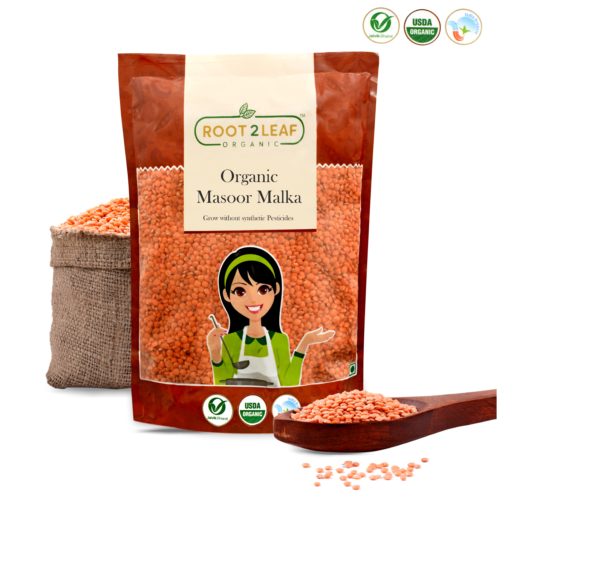 Organic Malka Masoor Dal 1kg