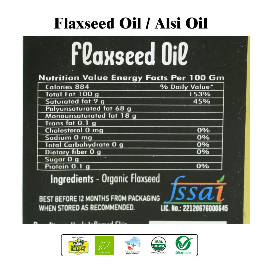 Flaxseed Oil Alsi Tail