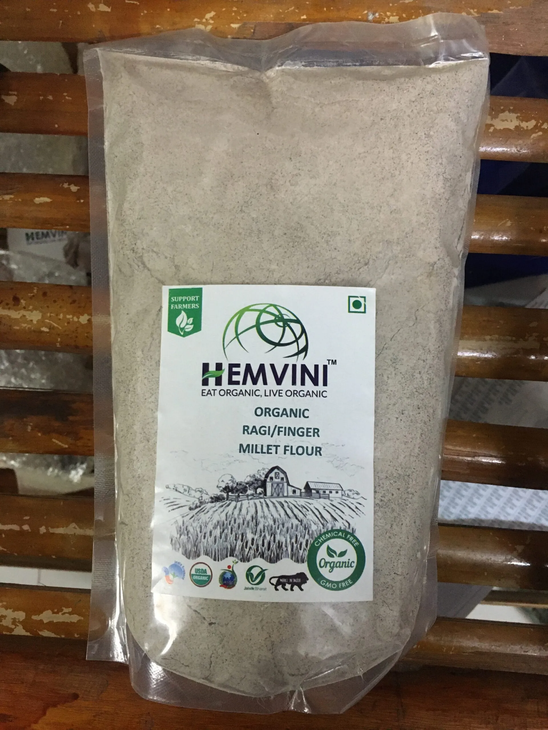 Organic Ragi/Finger Millet Flour