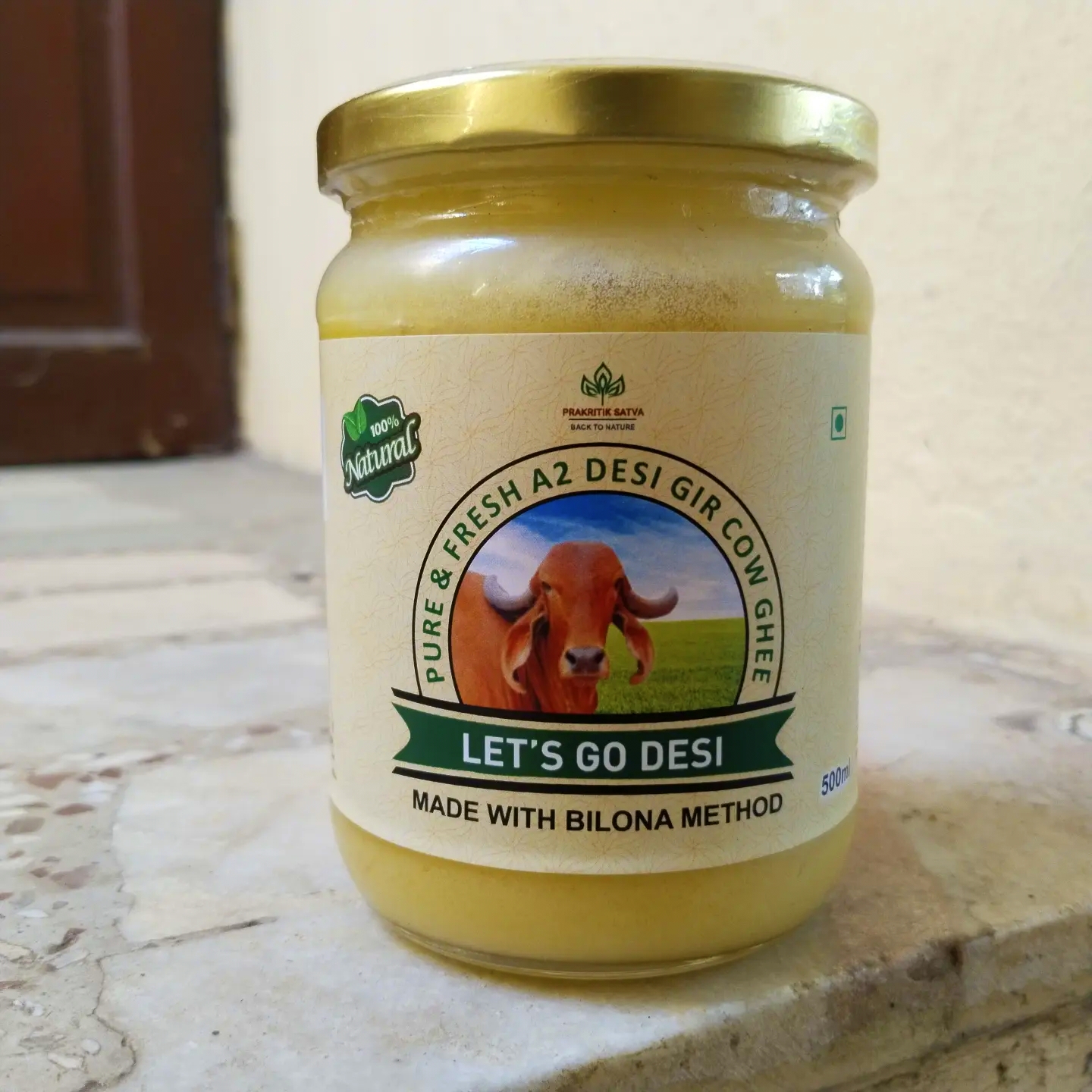 A2 Gir Cow Vedic Ghee 500ml