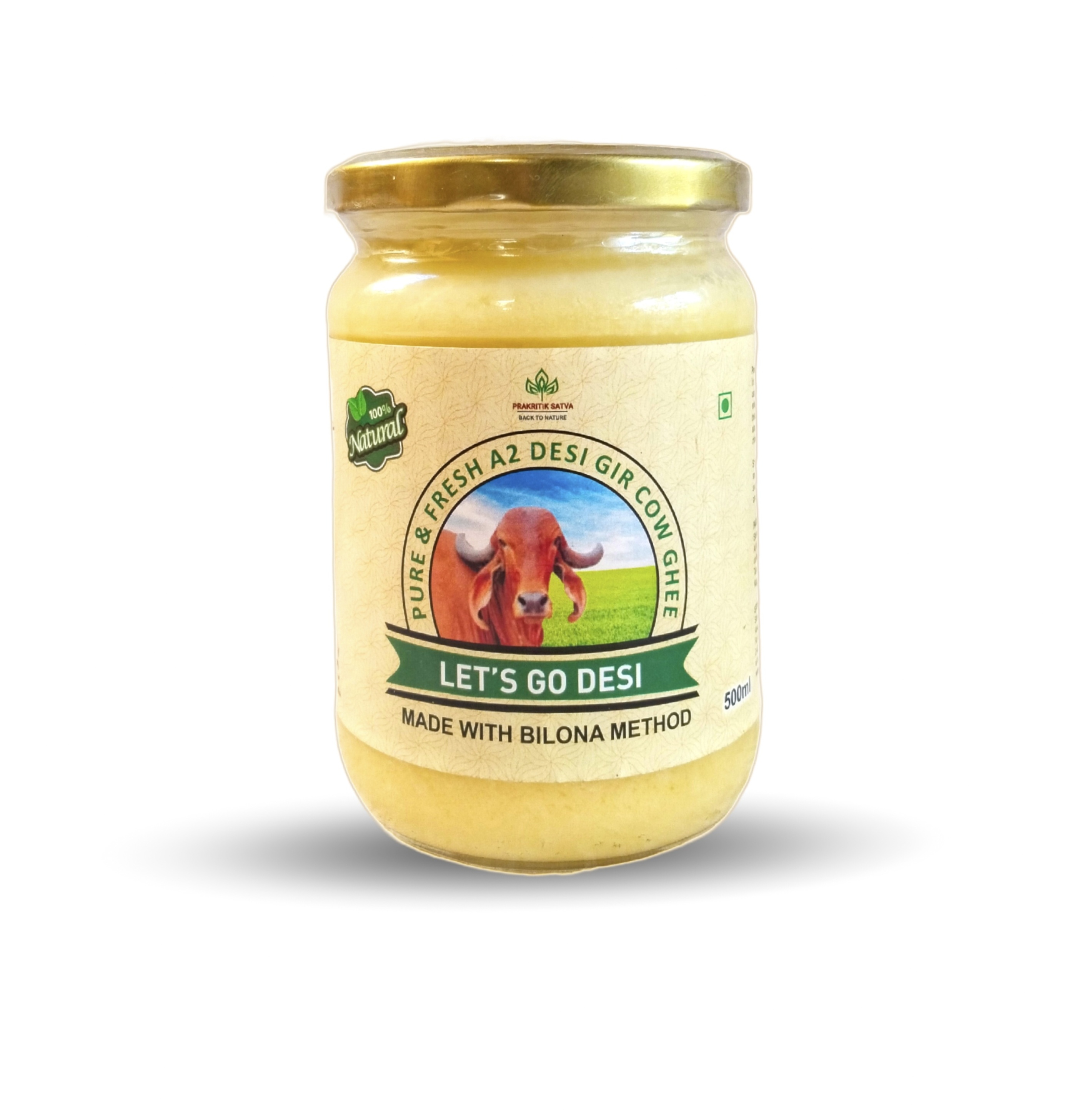 A2 Gir Cow Vedic Ghee 500ml