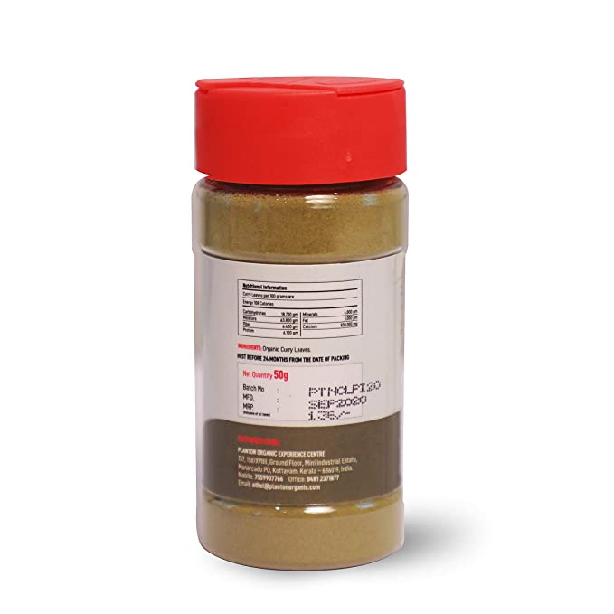 Organic Dehydrated Curry Leaves Powder | 50 gm