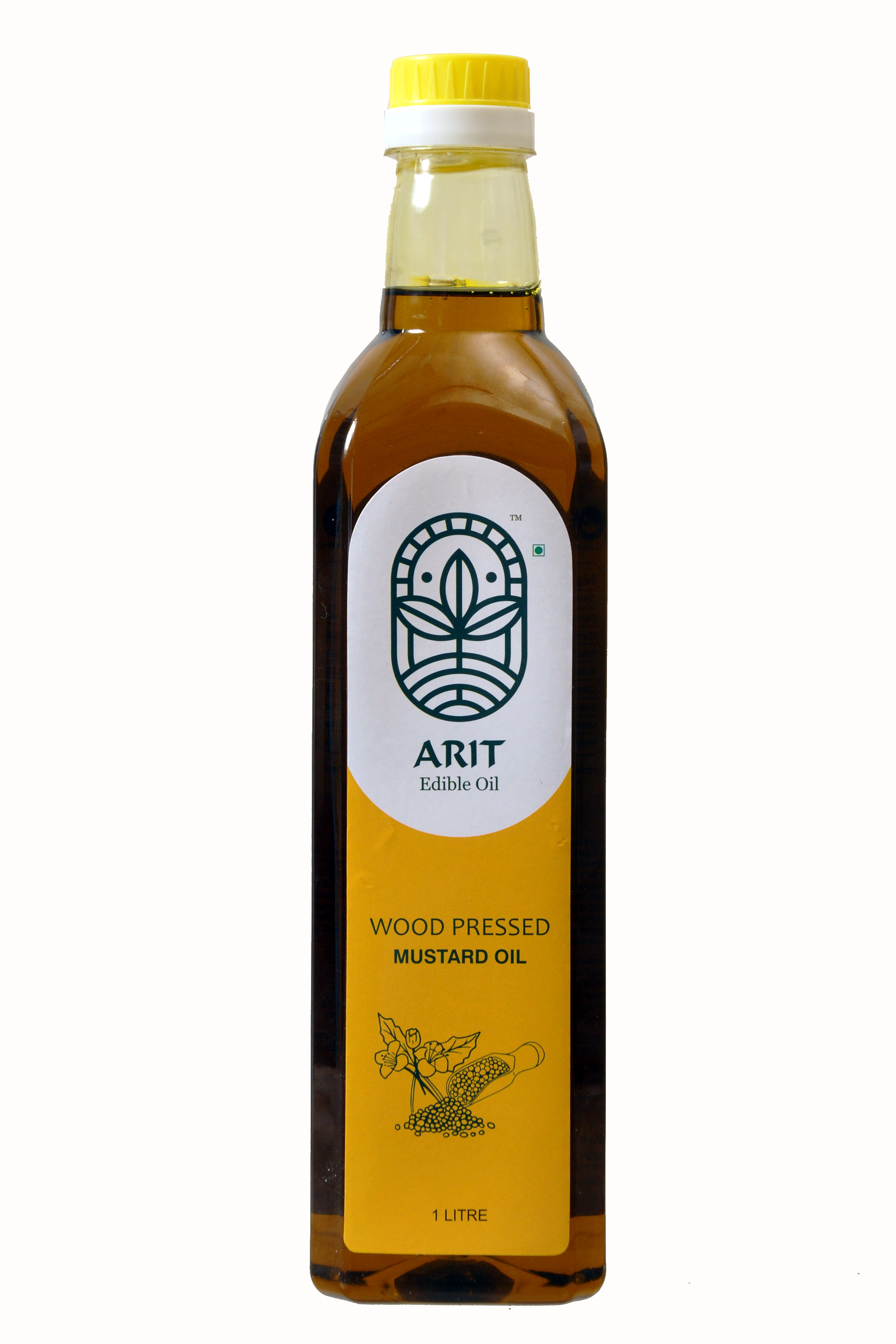 ARIT wood pressed yellow / black mustard oil