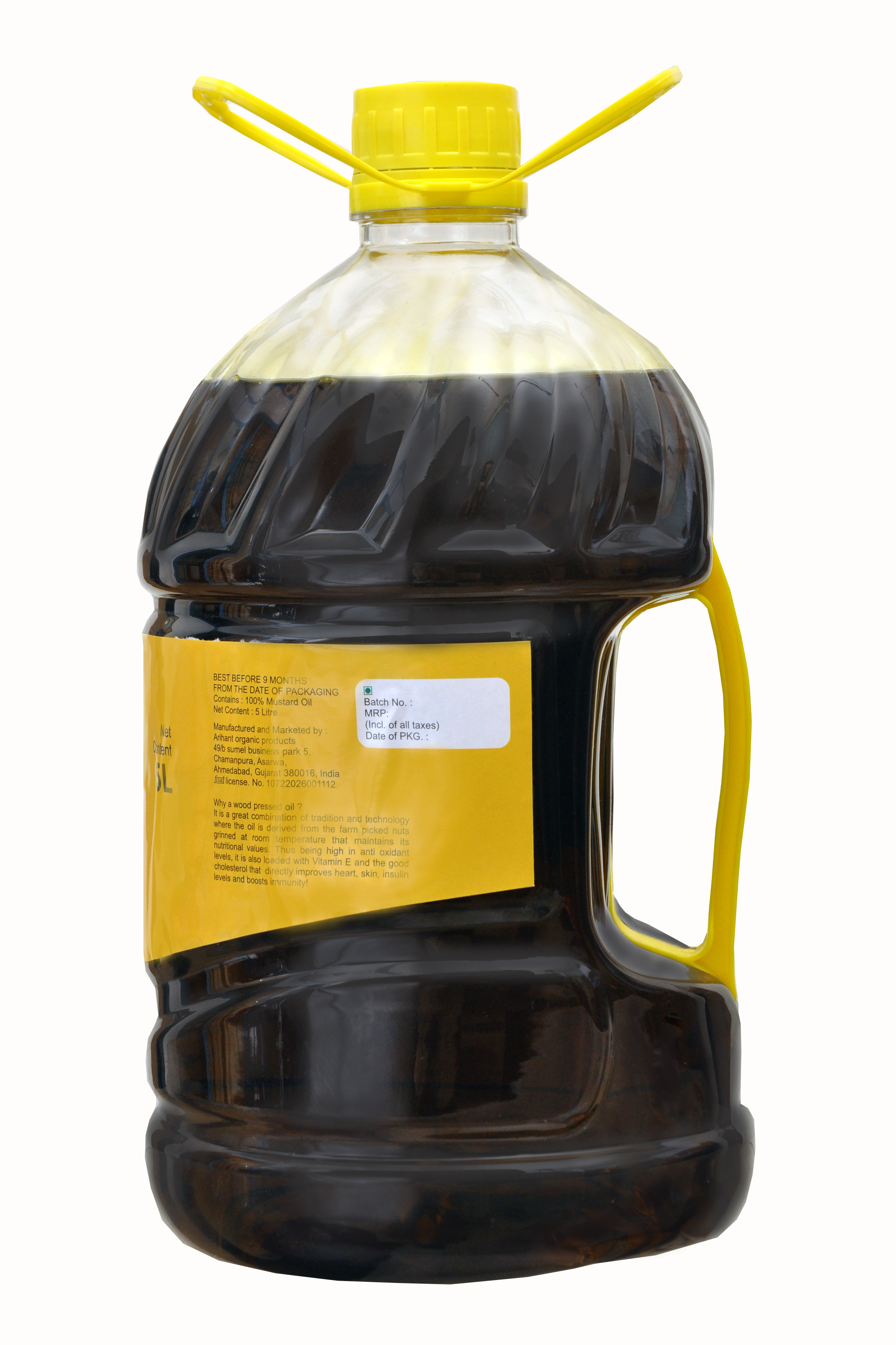 ARIT wood pressed yellow / black mustard oil