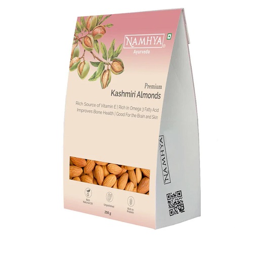 Namhya Premium Kashmiri Almond Kernels- Rich in Nutrients and Omega 3 Fatty Acids