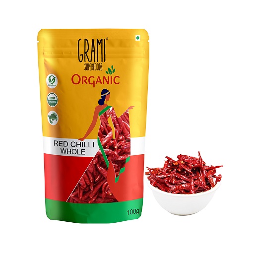 Organic Red Chilli Whole