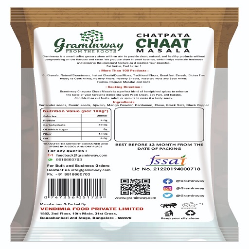 Graminway Chatpata Chaat Masala 200g