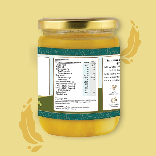 Organic A2 Bilona Cow Ghee