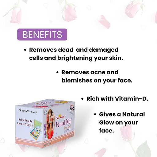 AVR Solar Herbal Facial Kit Kesar Gold