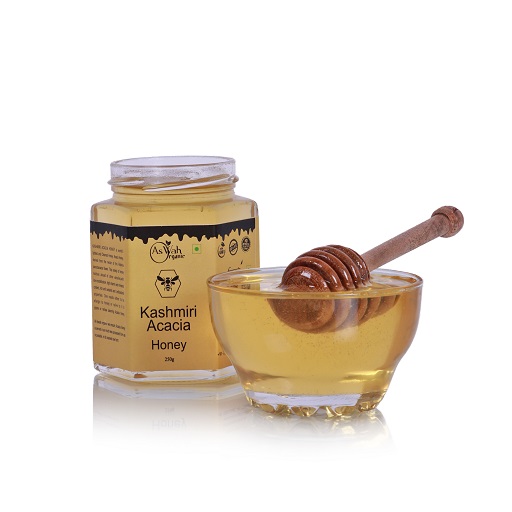 Aswah Organic Kashmir White Honey, 100 % Pure