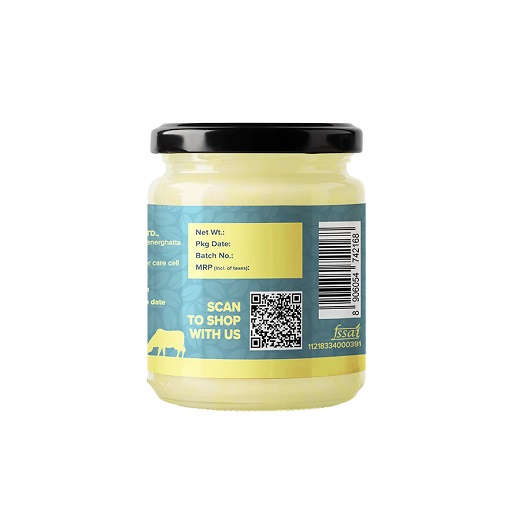 Organic A2 Cow Ghee- 250ml