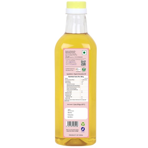 Organic Groundnut Oil | 1 Ltr